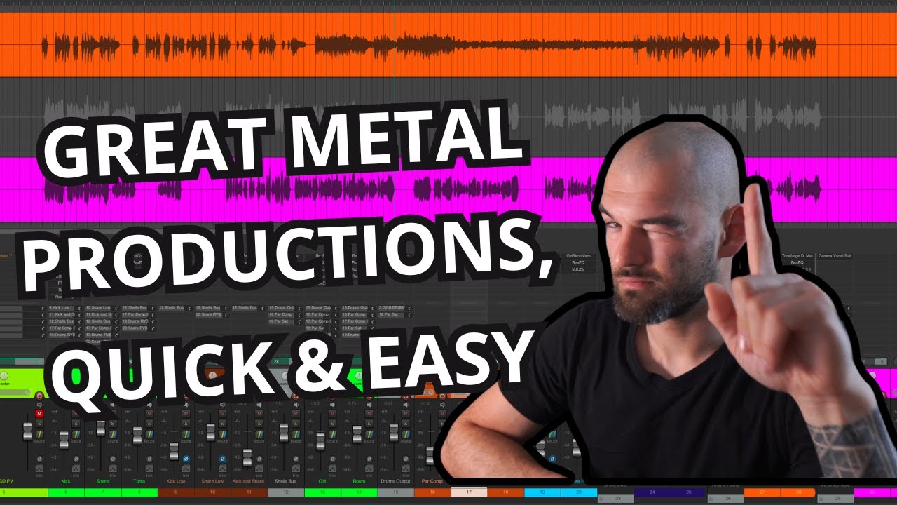 Metal Songwriting Template in Reaper. No More Tone Tweaking! Get Great Results Fast