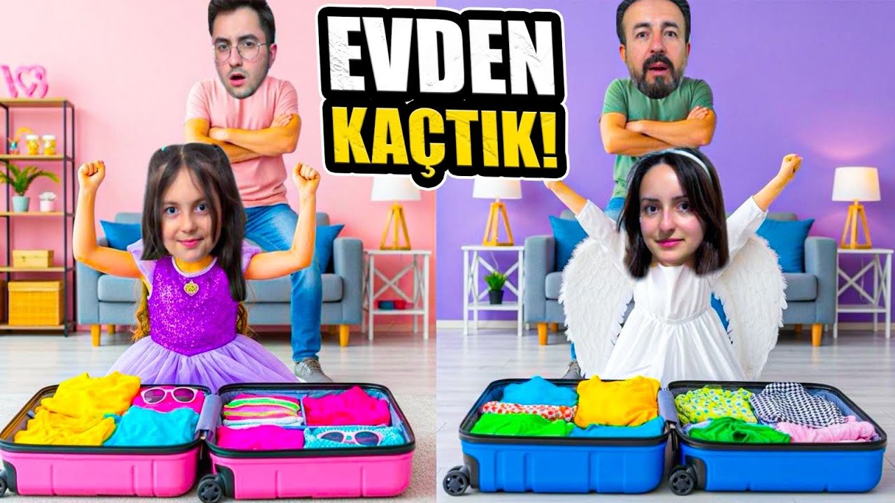 ZEYNEP VE HİRANUR VALİZİMİZİ HAZIRLAYIP EVDEN KAÇTIK ?! NEREYE GİDİYORUZ !! VALİZ HAZIRLIĞI