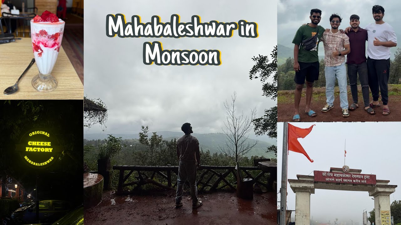 🌧️ Mahabaleshwar in Monsoon | Hidden Gems, Venna Lake & Adventure Vlog