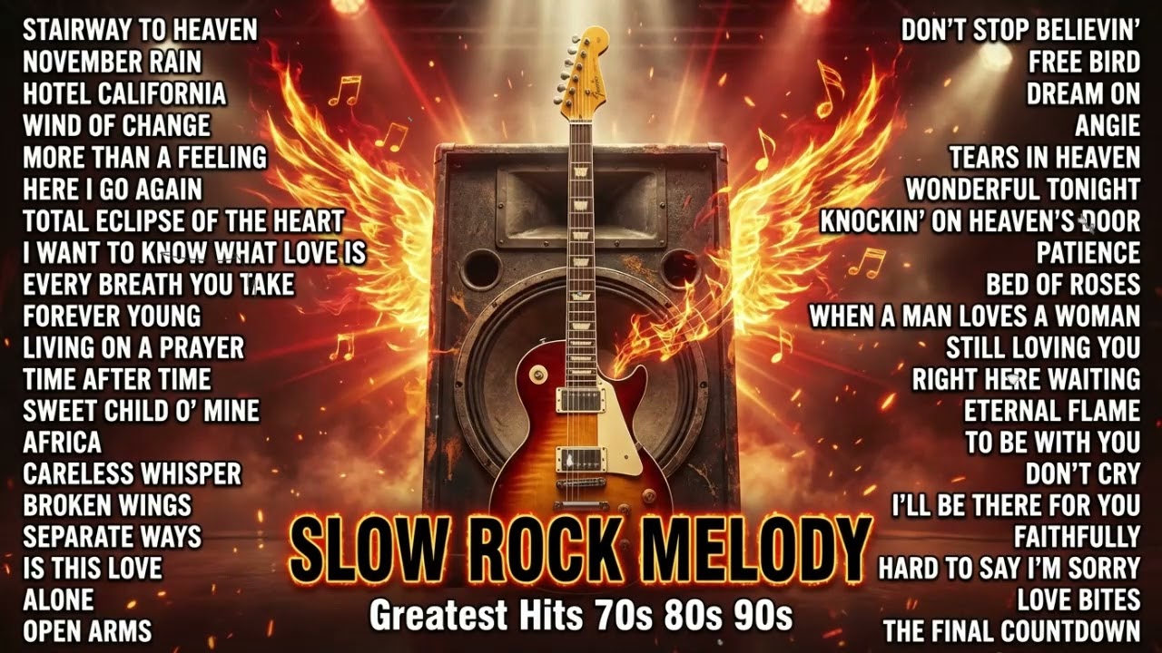 Nonstop Slow Rock Love Songs 70s 80s 90s 💔 | Timeless Romantic Memories
