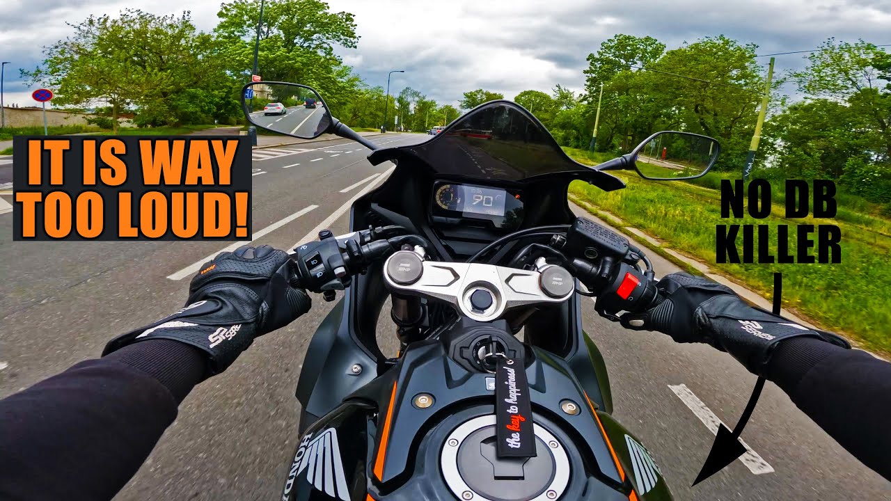 CBR650R, вперед! Выхлопная система Black Widow, заглушающая все остальные звуки!