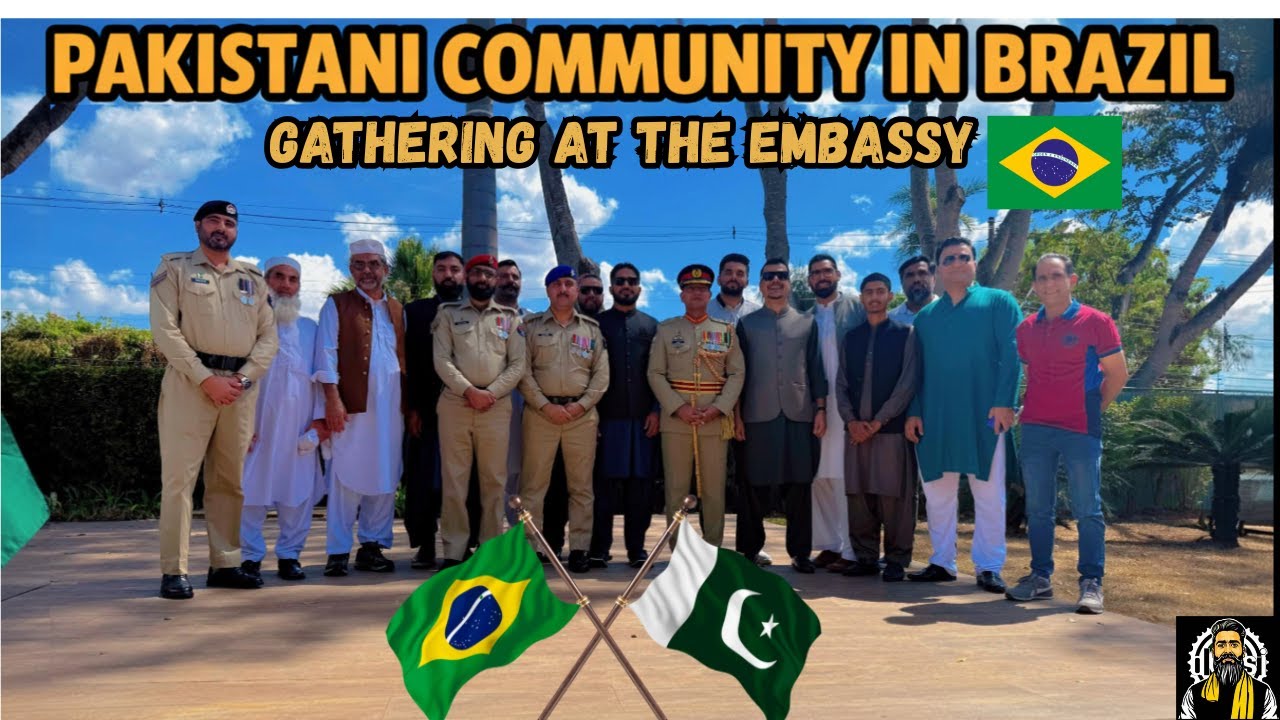 Pakistani Community in Brazil 🇧🇷  Pakistan Embassy Visit & Desi Life Abroad 2025