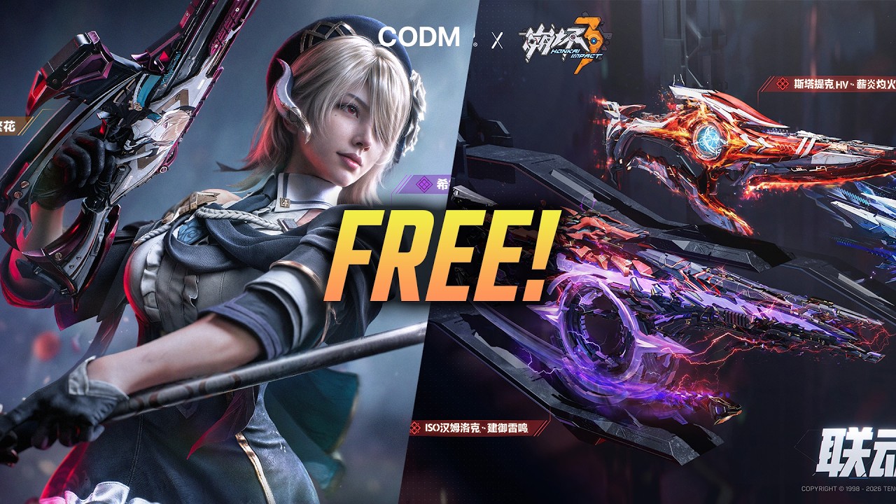More CODM x HI3 Collab Info! Free Rita Skin!