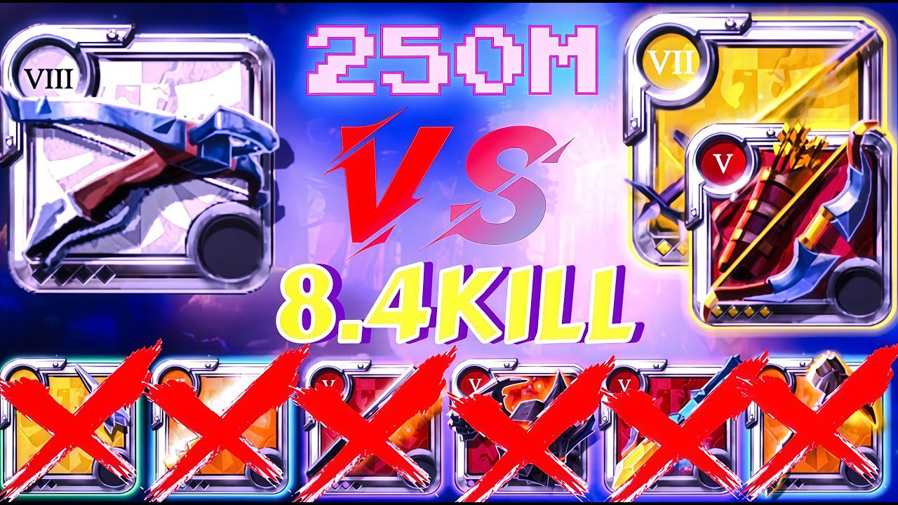 LIGHT CROSSBOW TIER 8 vs (8.0,6.3,5.4,8.4)