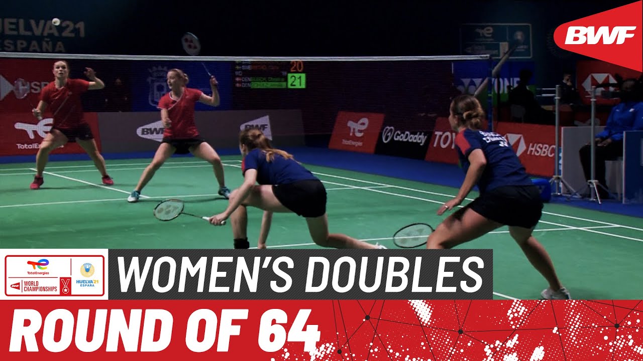 TotalEnergies BWF World Championships 2021 | Magnusson/Nistad (SWE) vs Busch/Schulz (DEN) | R64