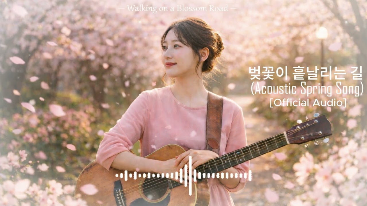 벚꽃 보다가 갑자기 생각난 사람 🌸 | 벚꽃이 흩날리는 길 (봄 감성 어쿠스틱)
