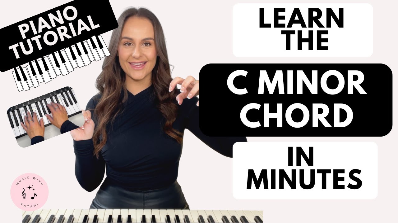 Learn the C Minor Chord in Minutes | Beginner Piano Chord Lesson | With Music Therapist Katani