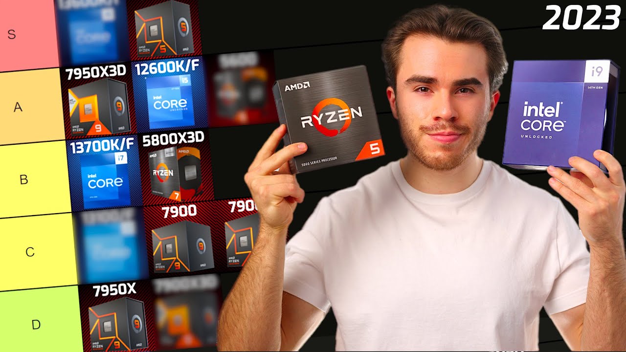 The Best & Worst Gaming CPUs of 2023 Ranked! ⚡ Tier List