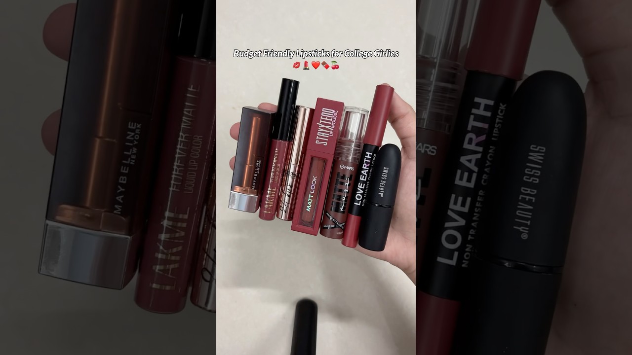 The Best Affordable Lipsticks for College Girls 💋