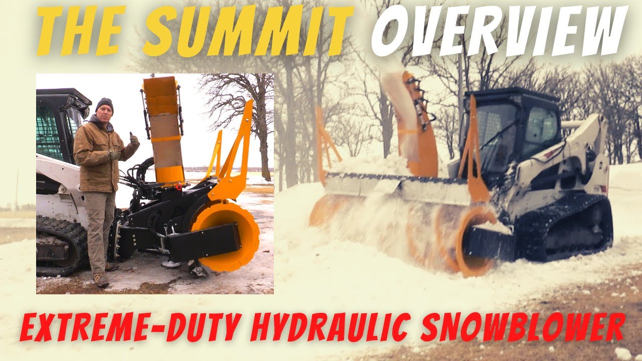 Обзор гидравлического снегоочистителя Summit™ Extreme-Duty