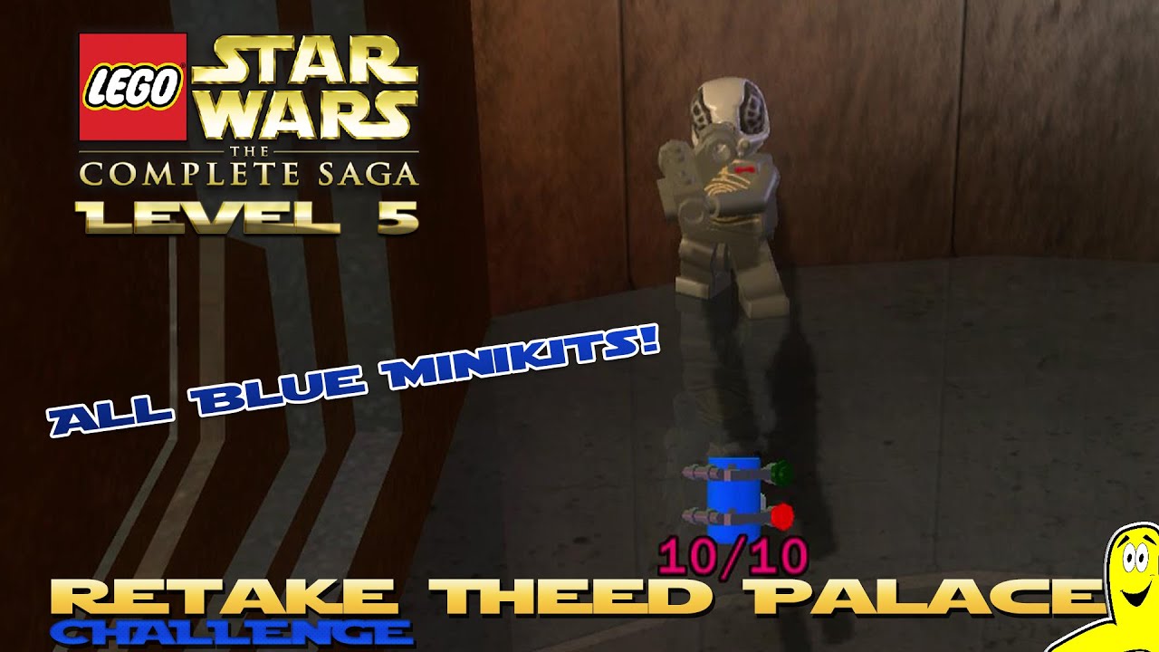 Lego Star Wars TCS: Эпизод 1, глава 5 / ИСПЫТАНИЕ «Повторите захват дворца Тид» (все мини-наборы ...