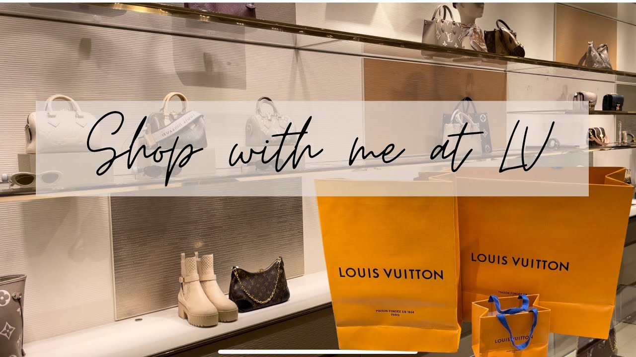 Let’s go buy a bag! Shop with me at Louis Vuitton | Shopping vlog