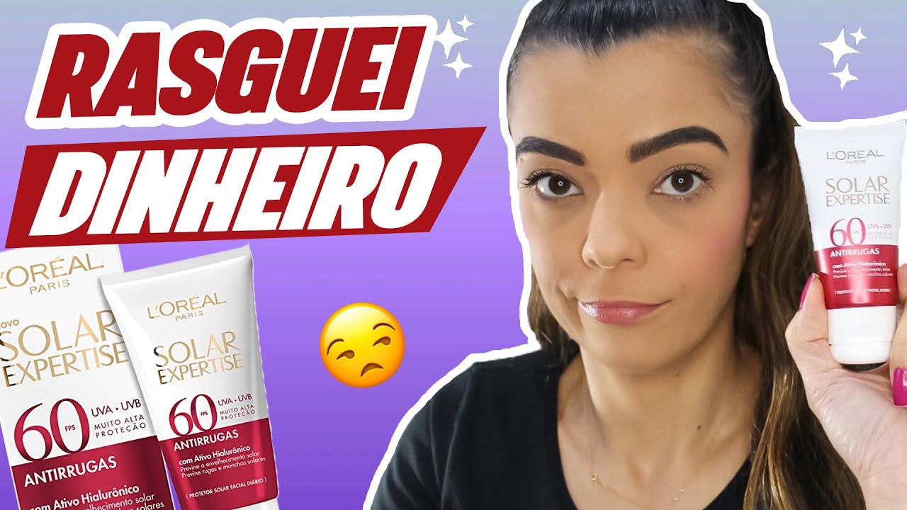 RESENHA PROTETOR SOLAR L'OREAL EXPERTISE ANTI RUGAS FPS 60 - PELE SECA