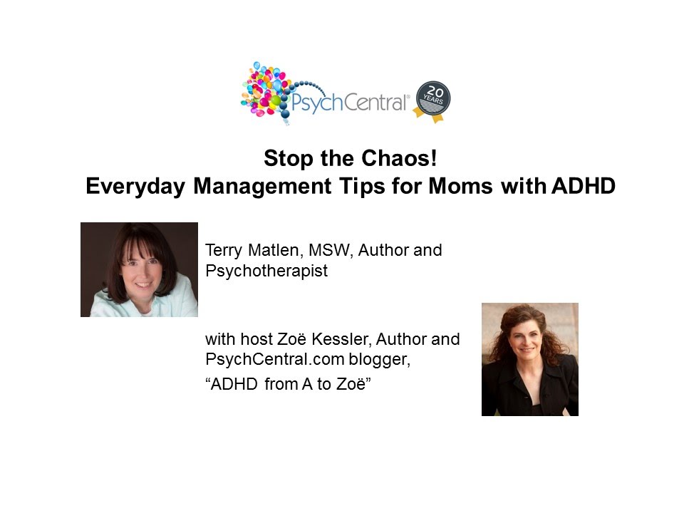 Stop the Chaos! Everyday Management Tips for Moms with ADHD