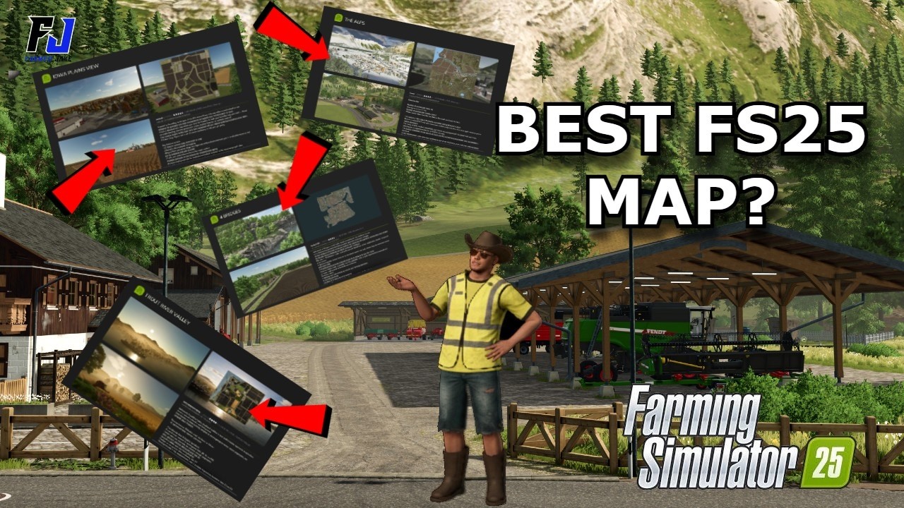TOP 5 Maps in FS25 CONSOLE MAPS!