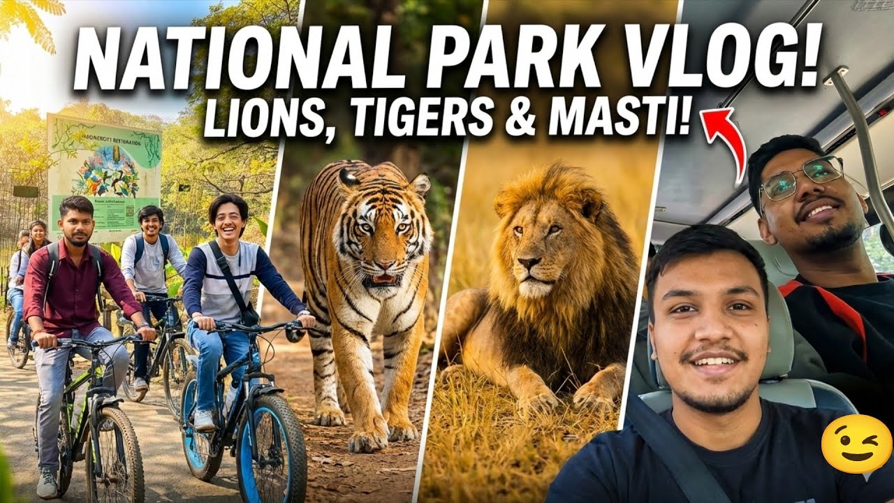 NATIONAL PARK MEI FULL MASTI! 🐯 Tiger Mil Gaya?