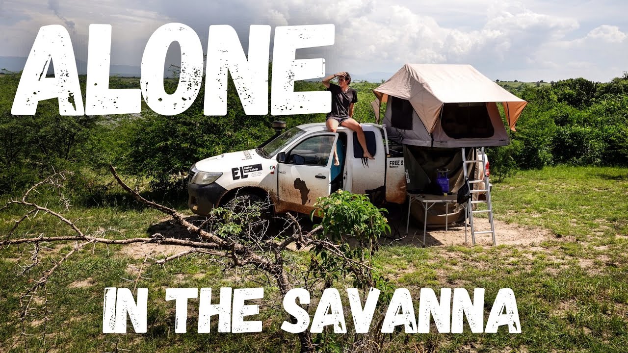 I CAMP SOLO IN THE WILDEST SAVANNA OF UGANDA! |S3EP18|