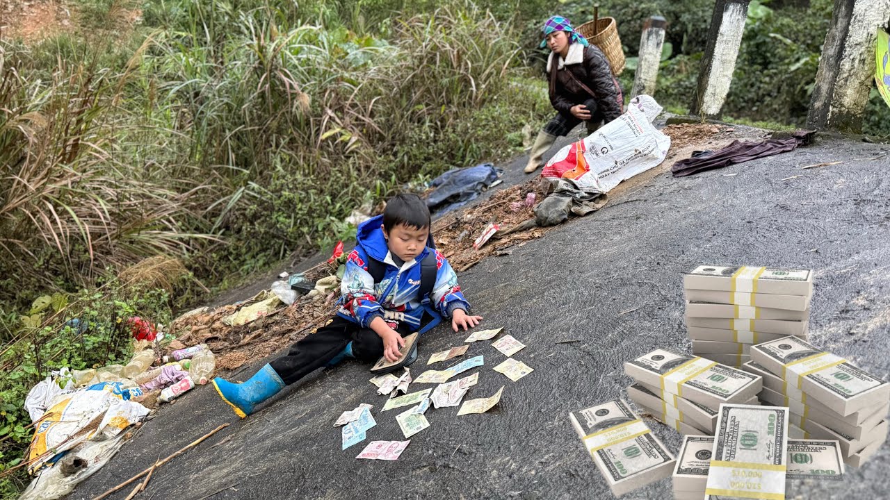 The boy accidentally finds money in an abandoned garbage dump; what will Linda decide this time?
