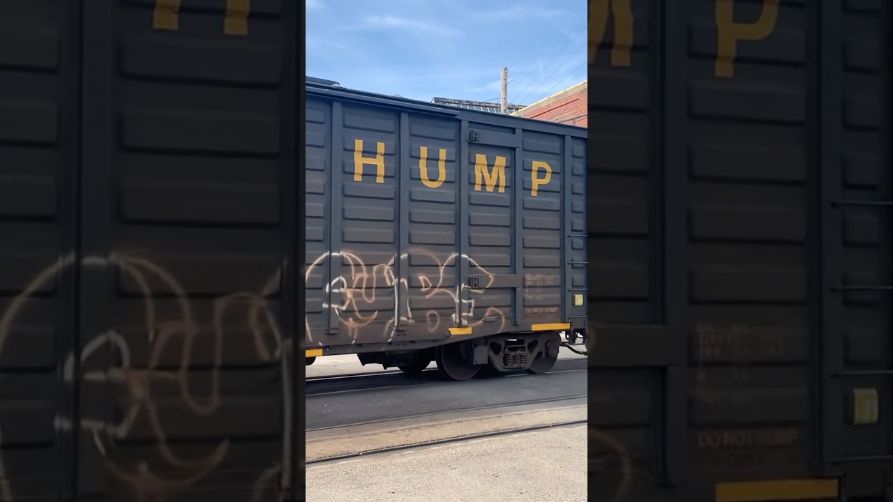 Do Not Hump Boxcar!  CSX Track Inspection Car, JawTooth shorts