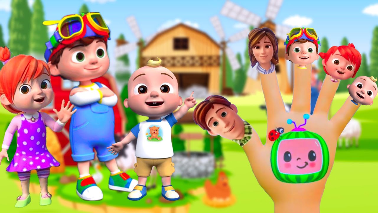 Finger Family Song 🎵 Cocomelon Kids Learning With Funny Hand Game