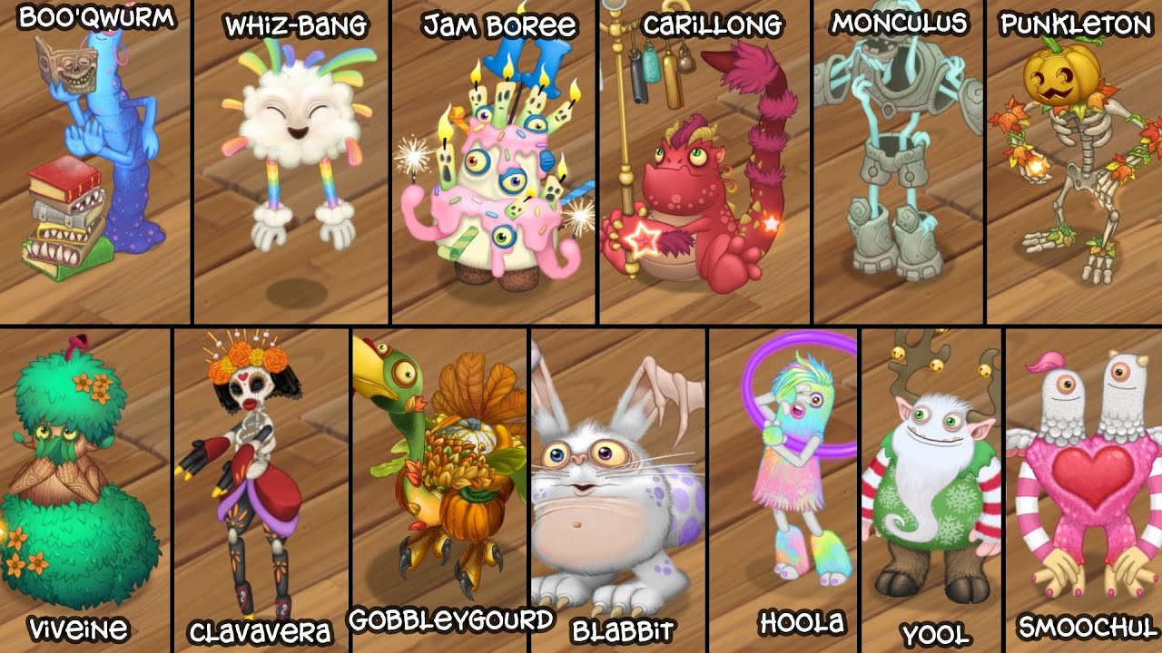 Seasonal Shanty but Each Monster is Zoomed In! (Sounds Better!)