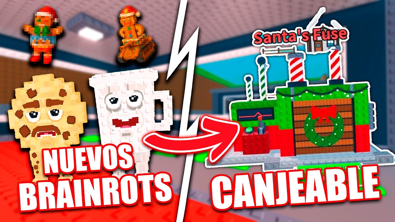 ASI CONSEGUI TODOS LOS NUEVOS BRAINROTS DE NAVIDAD! en STEAL A BRAINROT 🎅🎄