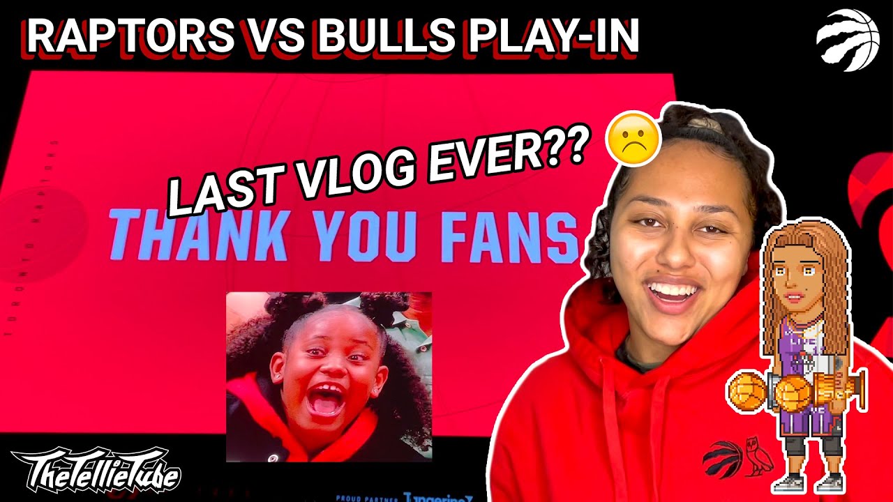 RAPTORS VS BULLS GAME VLOG | LAST VLOG EVER? 😢