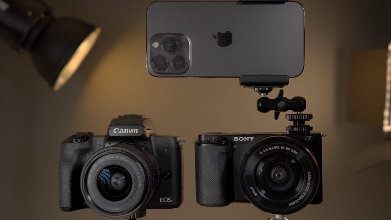 Canon M50 vs Sony ZV-E10 vs iPhone 13 Pro - For Beginners