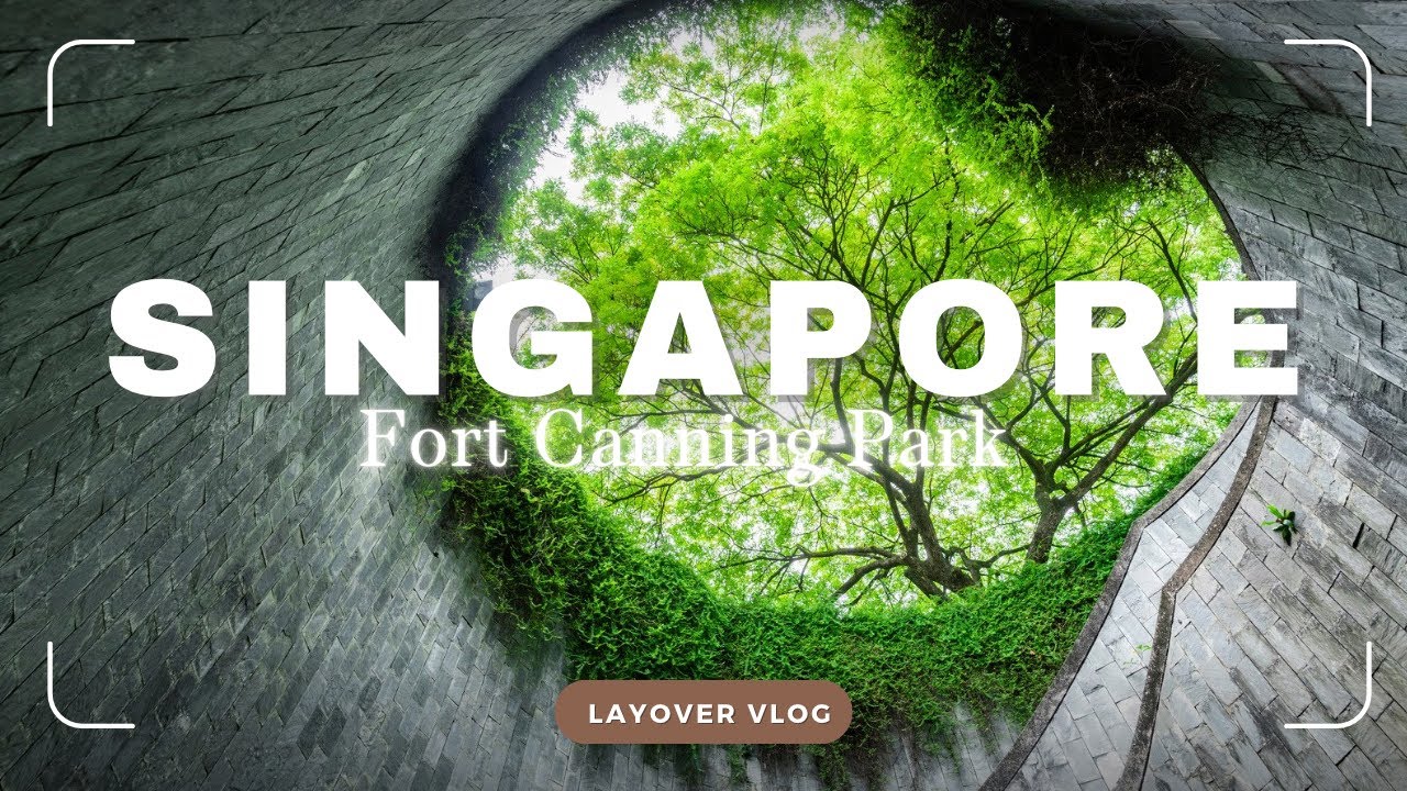 Visiting SINGAPORE’s 🇸🇬Most  BEAUTIFUL Park| Fort Canning Park | Clark Quay