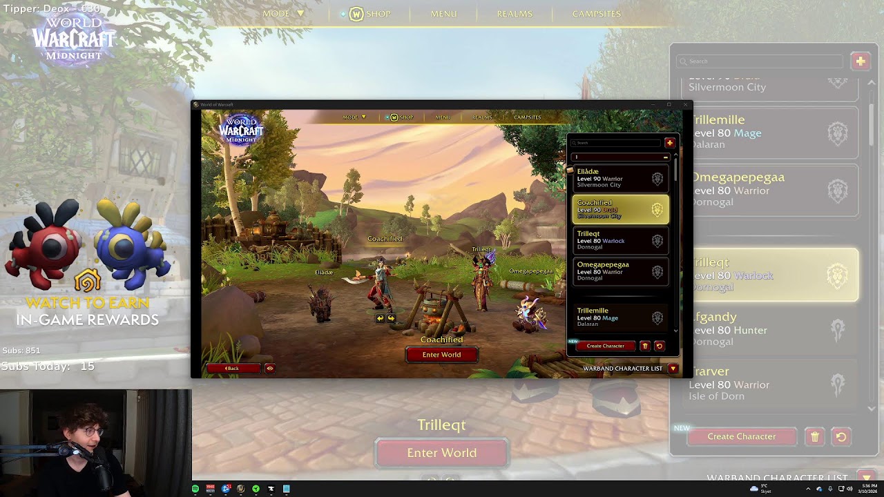 Trille [🔴DROPS][2 gifted subs = pet] Retail powerlvling | TBC later