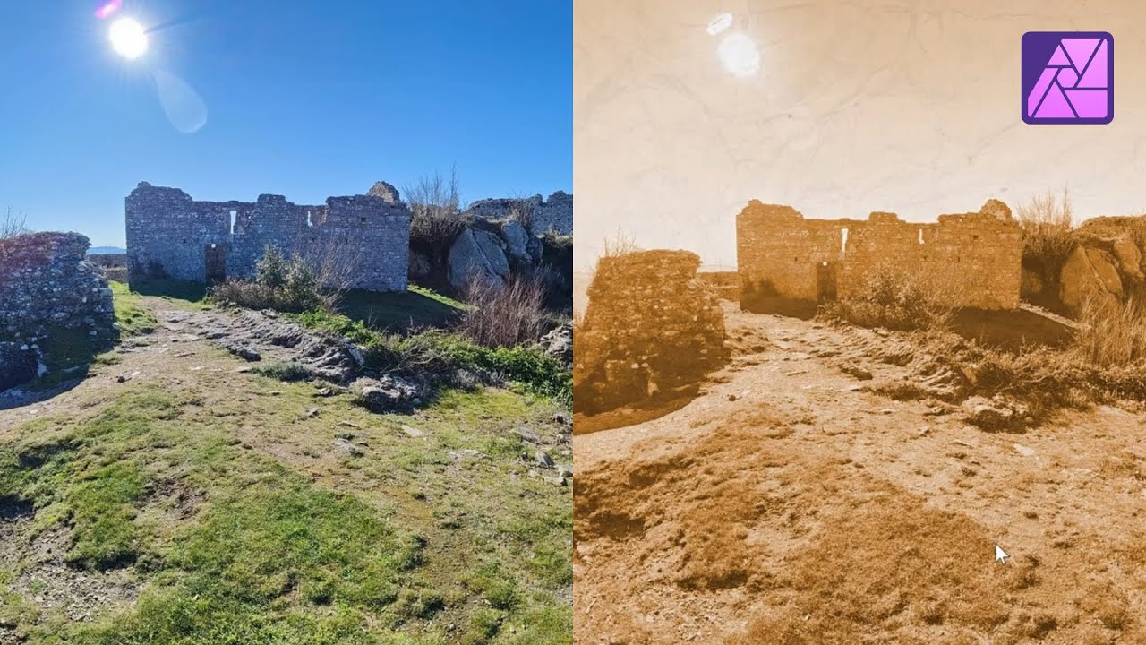 Foto EFFETTO SEPPIA con AFFINITY PHOTO 2