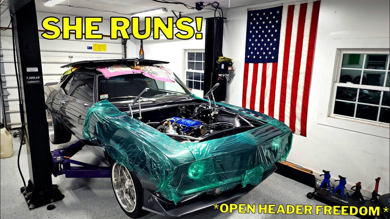 1969 Camaro with LS3 Swap is ALIVE and She is ROWDY!
