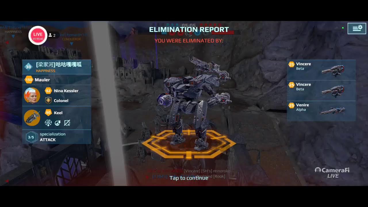 War robot live