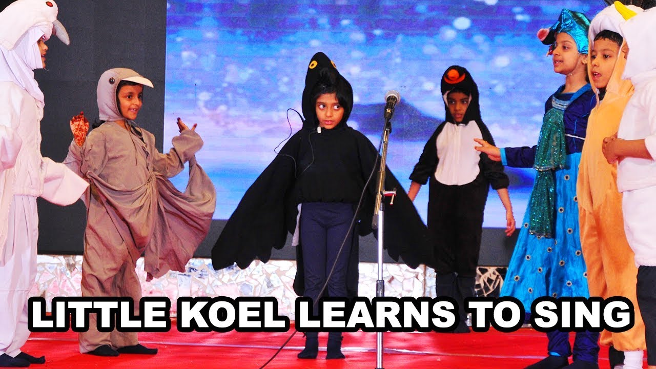 Little Koel learns to sing by Grade 2 , Fiesta 2019, Al Burooj International School, Bangalore