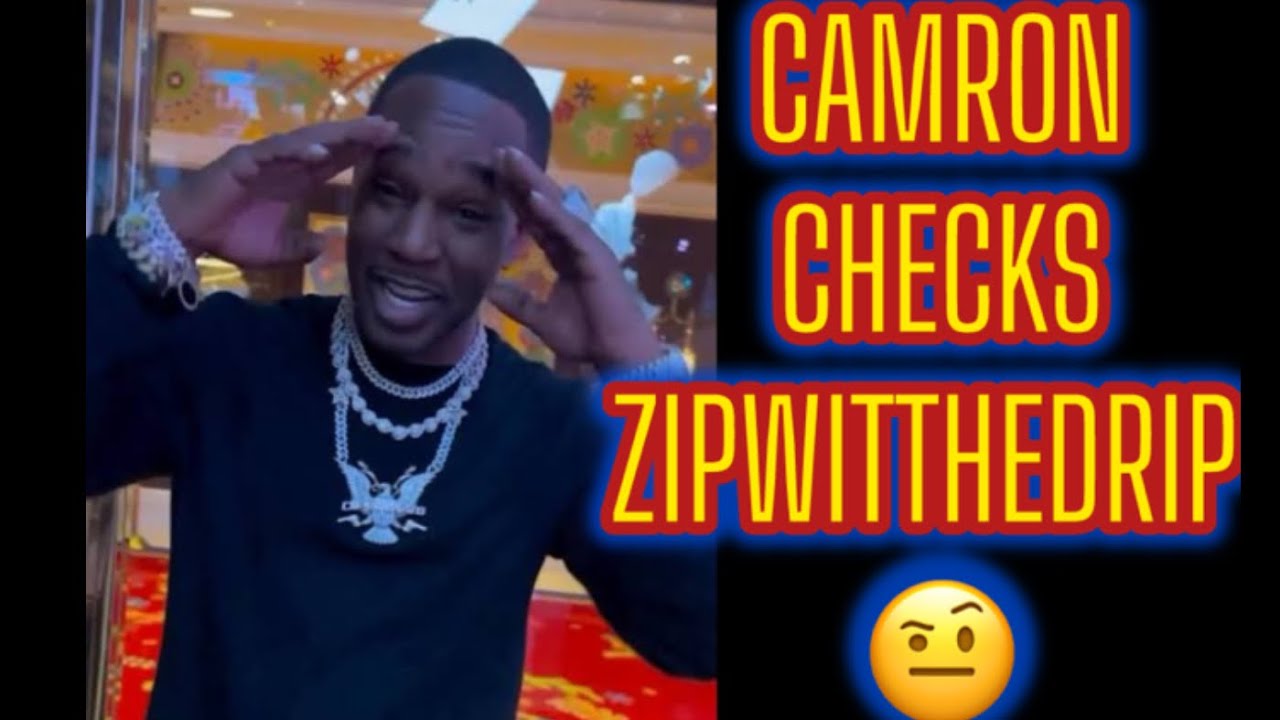 CAMRON CHECKS ZIPWITTHEDRIP 
