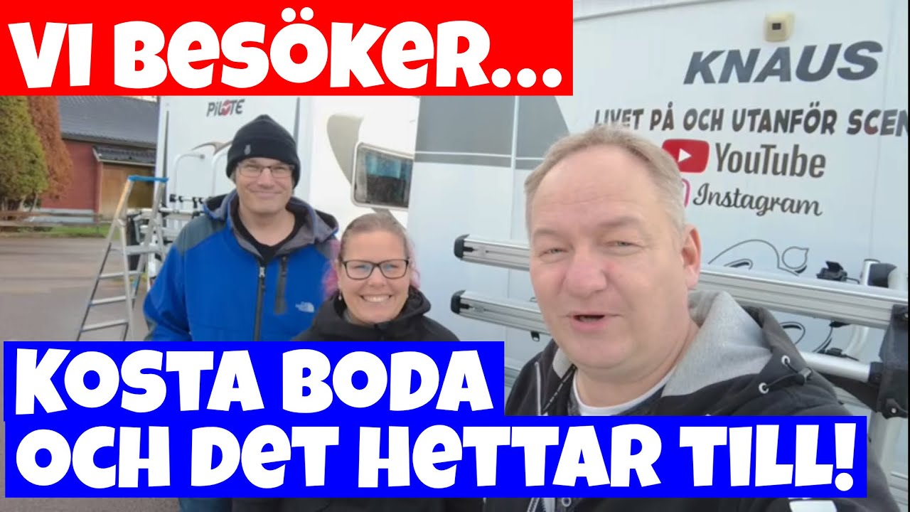 Höstligt husbilsäventyr på Kosta Boda där det hettar till! #husbilsliv    #husbilsresor