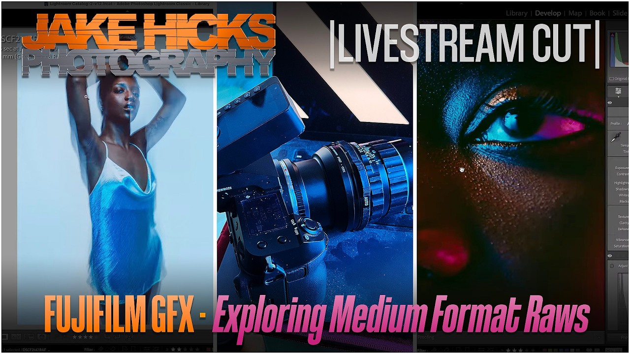 Jake Hicks Photography Livestream - Cut - Exploring the Fujifilm GFX Raw Files