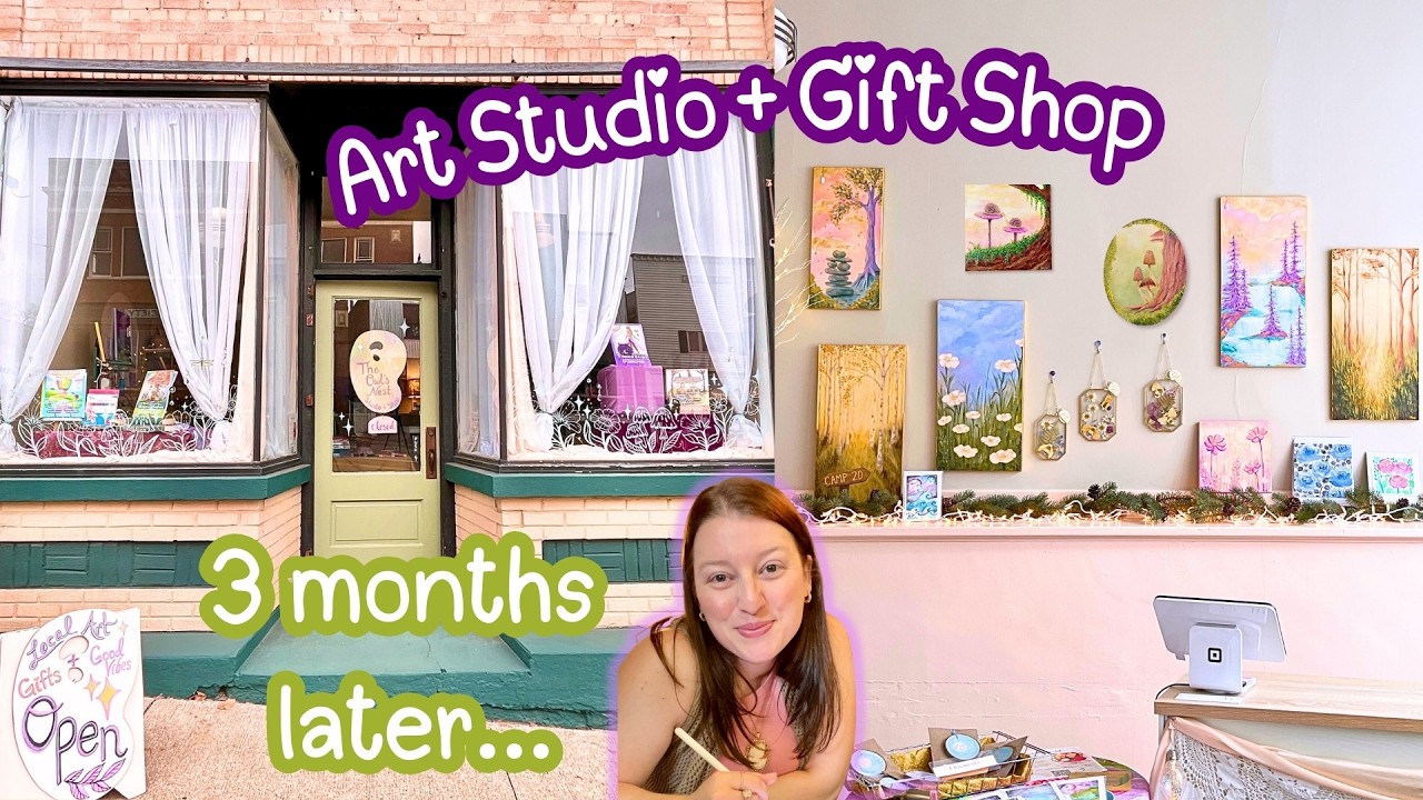 My Whimsical Art Studio + Gift Shop ... 3 Months Later ✨ Did the Dream Work?