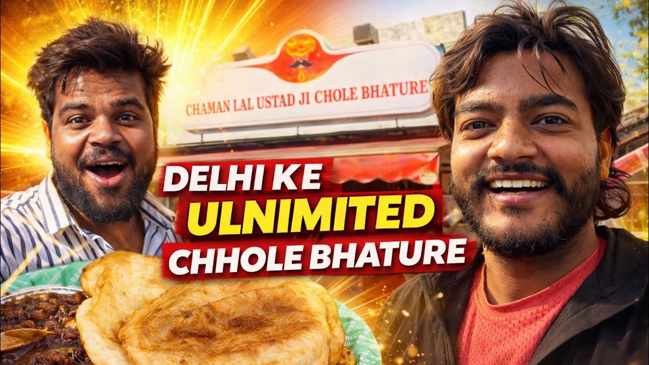 ₹50 Mein Unlimited Chhole Bhature? Delhi Ka Sabse Sasta Offer! 