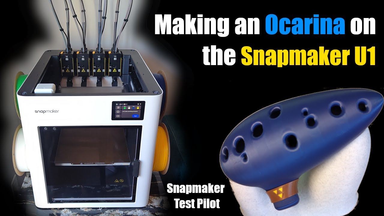 Snapmaker U1 Test Pilot makes an Ocarina