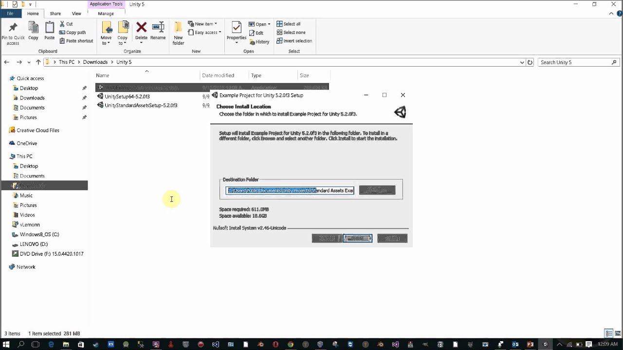 Unity 5 Tutorial Download and Install
