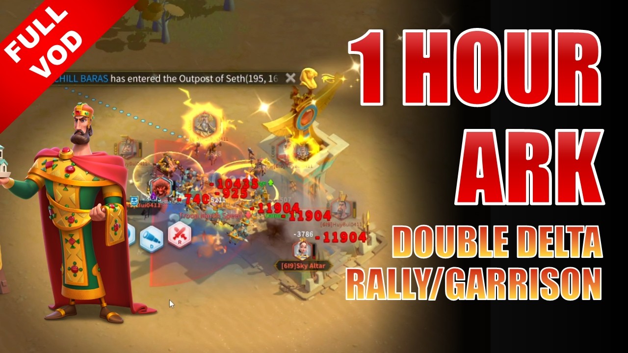 I Rallied and Garrisoned With Double Delta On 23 vs 30 AOO | Rise of Kingdoms