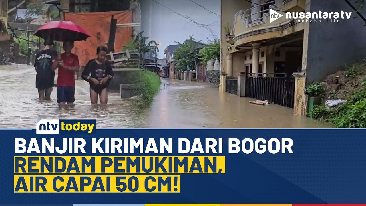 Kali Bekasi Meluap, Pemukiman Warga di Gang Mawar Margahayu Terendam Banjir 50 Cm | NTV TODAY