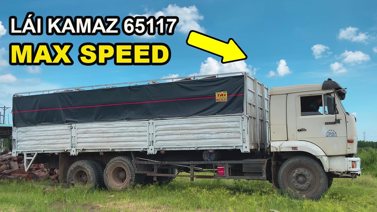 LÁI XE TẢI KAMAZ 65117 chở gỗ MAX SPEED trên cao tốc DẦU GIÂY - PHAN THIẾT