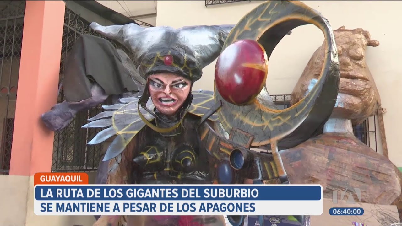 La tradición de los monigotes gigantes se mantiene intacta a pesar de los apagones