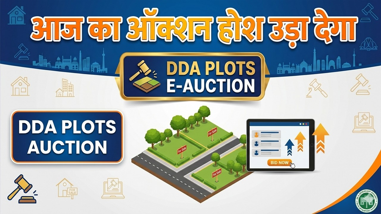 DDA Residential Plots Auction🔥DDA Mega E-Auction🔥Rohini Plots Cost🔥Residential Plots Auction🔥DDA