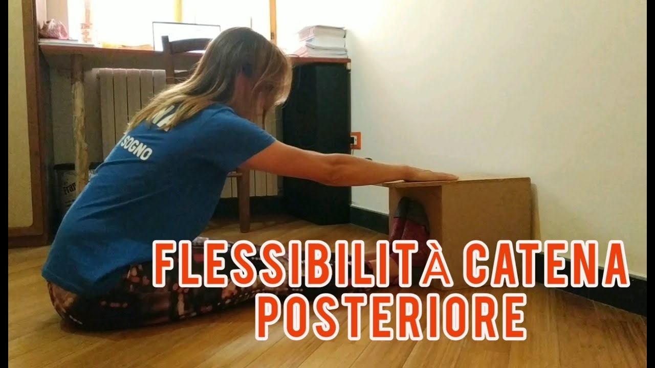TEST di flessibilità muscoli posteriori della coscia - SIT AND REACH (ischiocrurali e tronco)