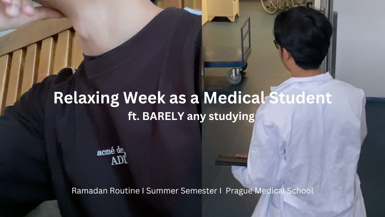 SUPER CHILL medical school vlog (I barely studied this week)