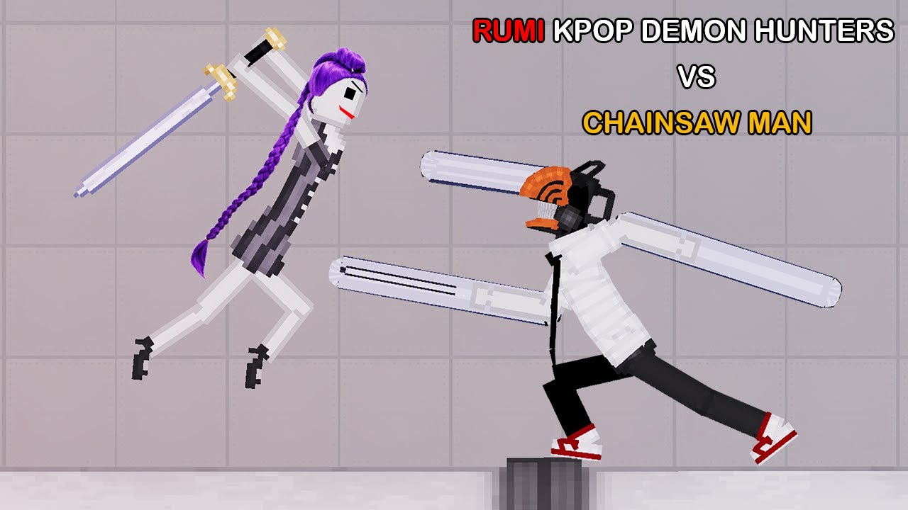 RUMI Kpop Demon Hunters vs CHAINSAW MAN - Who Is  Winner ?? - People Playground