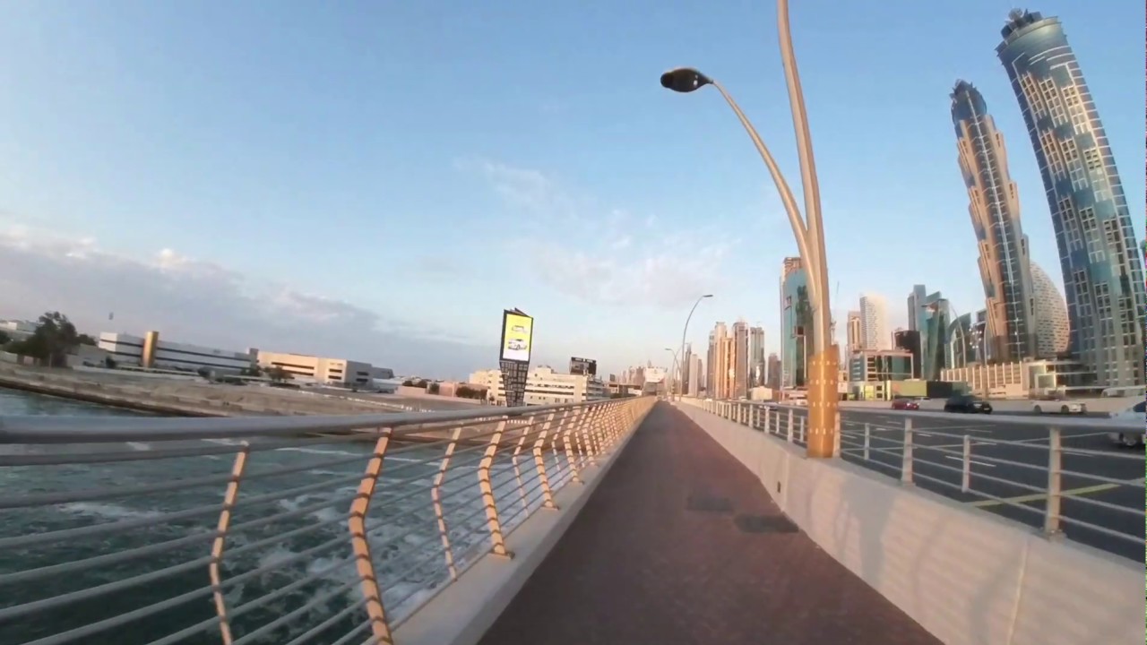 Dubai Business Bay Cycling Track - Riding Zero 10x electric scooter